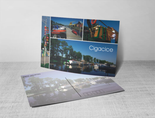 Pocztówki karty pocztowe z drukiem